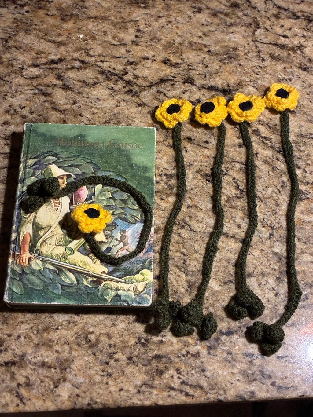 Sunflower bookmark